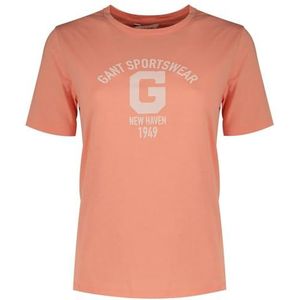 REG Logo SS T-shirt, Peachy Pink, M