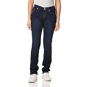 True Religion Women's Billie Mid Rise Straight Leg Jean