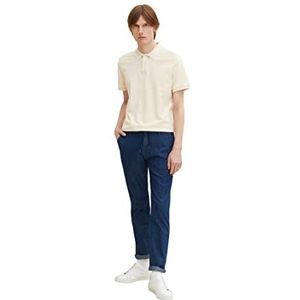 TOM TAILOR Uomini Josh Regular Slim broek in jeans-look 1031268, 10114 - Clean Dark Stone Blue Denim, 32W / 32L