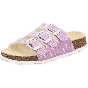 Superfit Pantoffels met voetbed voor meisjes, Lila 8500, 24 EU