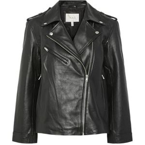 Y.A.S - Yasane Ls - Leren Jas - Zwart - Dames
