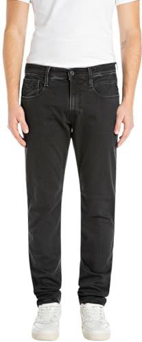 Replay - Anbass - Jeans - Zwart - 34W / 32L