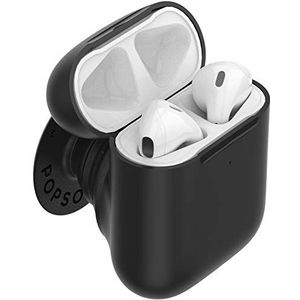 POPSOCKETS Airpods Houder Zwart Verwijderbare Grip met Case Premium