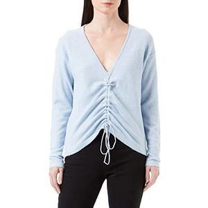 PIECES Dames Pcnandi Ls V-hals gebreide trui, Kentucky Blue., M