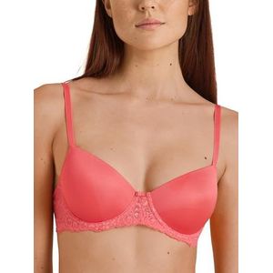 Calida Sensual Secrets onderhemd voor dames, van viscose, sterk transparant, roze (porcelain rose), 75D