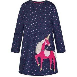 Happy Girls Jersey jurk voor kinderen, blauw, 104 cm