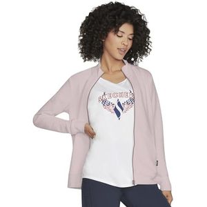 Skechers Dames The Hoodless Hoodie Gowalk Everywhere Jacket, Dawn Roze, M