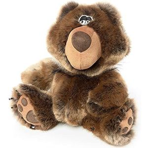 SIGIKID 42742 Bee Bear Buddy BeastsTown Bear voor meisjes, jongens en volwassenen, knuffeldier, aanbevolen vanaf 3 jaar, bruin/beer