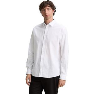 TOM TAILOR heren overhemd, 20000 - wit, XL