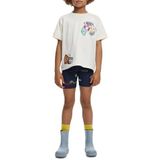 Desigual - T-shirt - Katoen - Met Geborduurde Patches - Korte Mouwen