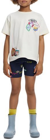 Desigual - T-shirt - Katoen - Met Geborduurde Patches - Korte Mouwen