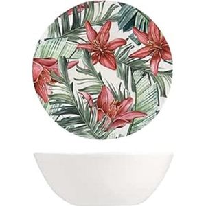 H&h set 6 coppette exotic in new bone china assortite cm14