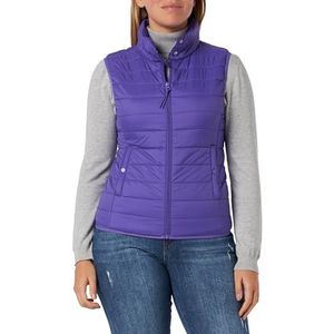 United Colors of Benetton Gilet 2TWDDJ003 gewatteerde jas, violet 30F, S dames, Paars 30F, S