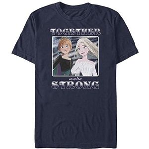 Disney Frozen 2 - Stronger Together Unisex Crew neck T-Shirt Navy blue S