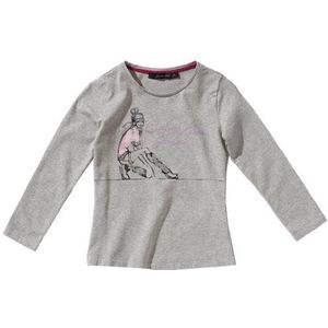 Calvin Klein Jeans Baby Meisje shirt met lange mouwen CGP37AJP508 104 (4) Grigio (Grau (M92))