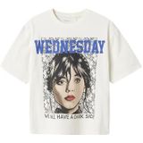 Nkfakara Wednesday Ss Nreg Top Box Sky, cloud dancer, 122-128