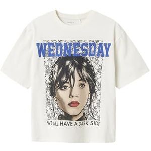 Nkfakara Wednesday Ss Nreg Top Box Sky, cloud dancer, 122-128