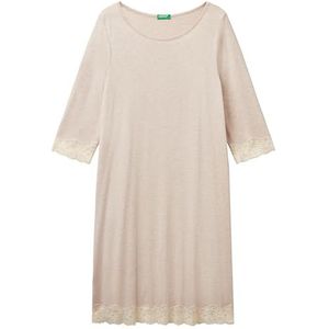 United Colors of Benetton Nachthemd 3Z123C01F, beige, S dames, Beige, S