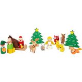 Small Foot Speelset Kerstmis Junior Hout/textiel 17-delig