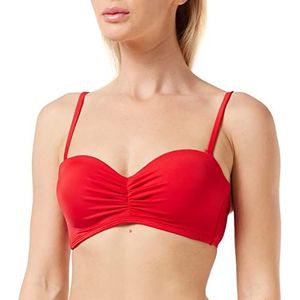 Dagi Dames Strapless Bikini Top, rood, 44