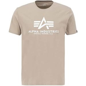 Alpha Industries Basis T-shirt Heren T-shirt Vintage Sand