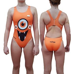 Swimgo Monster orange Girls badpak training meisjes