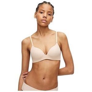 HUGO Dames LAS.Cut Wireless_Bra, Light Beige271, 75D