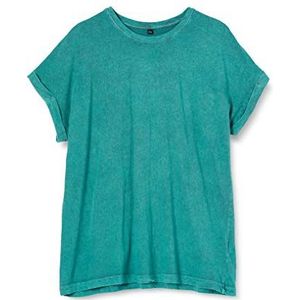 Build Your Brand Dames Ladies Acid Washed Extended Shoulder Tee T-shirt