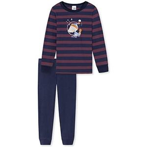 Schiesser Schlafanzug Lang pyjamaset voor jongens, Mauve, 10 jaar