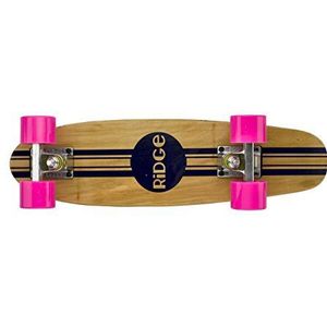 Ridge Retro Skateboard Mini Cruiser, roze, 22 inch, WPB-22