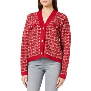 Sookie Dames gebreide jas 11025233-SO01, rood, XS/S, rood, XS/S