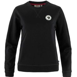 Fjällräven - 1960 Logo Badge Sweater - Trui - Zwart - 100% Biologisch Katoen