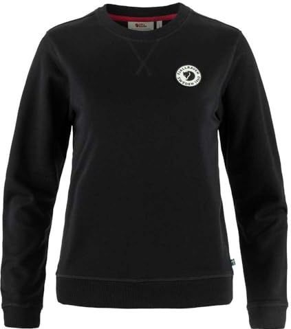 Fjällräven - 1960 Logo Badge Sweater - Trui - Zwart - 100% Biologisch Katoen