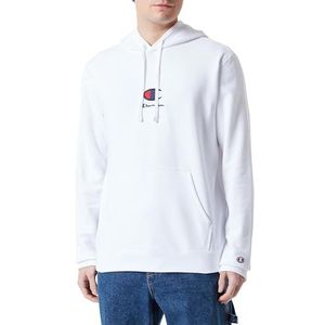 Champion Legacy Icons Plus-Heavy Spring Terry sweatshirt met capuchon voor heren, Wit, L