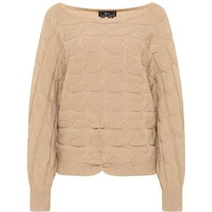 faina gebreide trui dames 11025480, beige, M/L