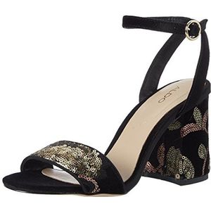 ALDO dames argenti enkelband sandalen, Zwart Zwart Zwart Multi, 36 EU