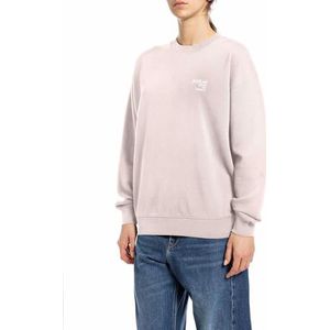 Replay Oversized sweatshirt voor dames, 565 poederroze, M