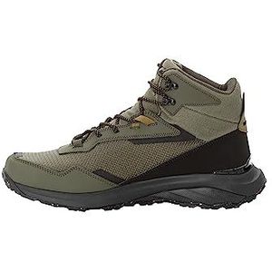 Jack Wolfskin Heren Dromoventure Texapore Mid M Sneaker, Island Moss, 45 EU, Island Moss, 45 EU