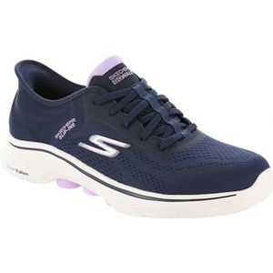 Skechers - Go Walk 7 Valin - Sneakers - Marineblauw - Textielrand - Lichtgewicht