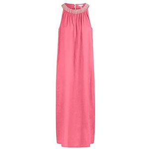 Mint & Mia Maxi-jurk, puur linnen, Litschi, 36