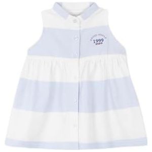 Gocco Poloshirt, gestreept, lichtblauw, regular voor baby's