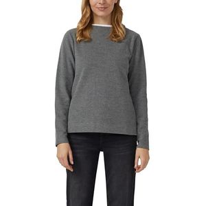Sweatshirt - Regular Fit - Gevlekte Look - Praktische Opstaande Kraag