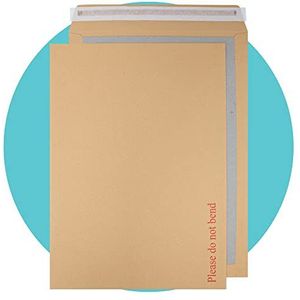 Triplast 10 x A3 C3 Manilla Hard Board Back Enveloppen (457 x 324mm) - Kartonnen achterkant, Gelieve niet te buigen envelop met Peel & Seal Strip - Perfect voor het verzenden, posten en opslaan van