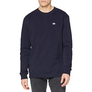 Lee Mens Plain Crew SWS Sweatshirts, Midnight Navy, 5XL