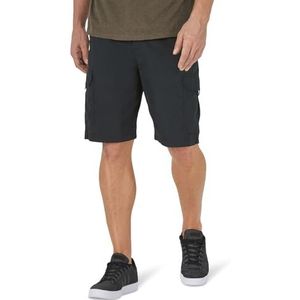 Lee Extreme Motion Crossroad Cargo Short voor heren, Zwart, 33W