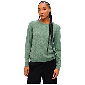 Object Dames Objthess L/S O-Neck Knit Pullover Noos Gebreide Trui, groen (vineyard green), L