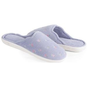 isotoner Geborduurde sloffen voor dames, 5.5-6