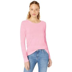 Amazon Essentials Lichtgewicht sweater met ronde hals voor dames (verkrijgbaar in grote maten), lila, X-Small