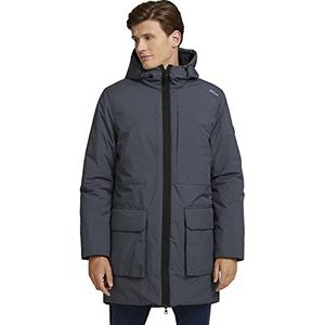 TOM TAILOR Denim Uomini Parka met capuchon 1026683, 10306 - Blueish Grey, XS