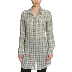 Wrangler Sam Dress T-shirt - jurk hemd - dames - groen - 34